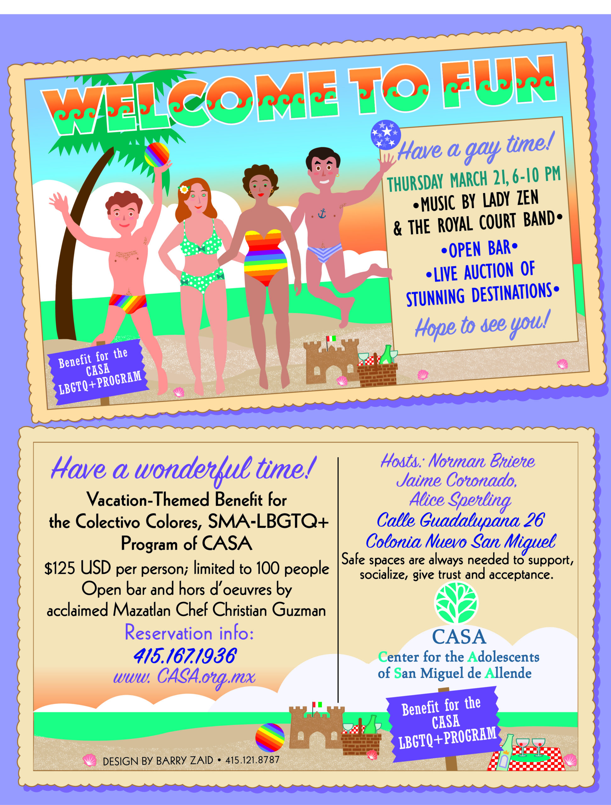 Fiesta a beneficio del Colectivo Colores