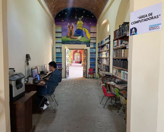 Library reading space